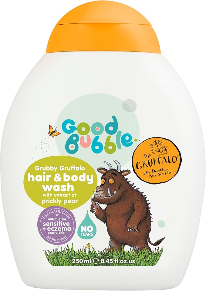 غسول الشعر والجسم Good Bubble Grubby Gruffalo مع مستخلص الإمثرى الشوكي، 250 ملليلتر - Image 2